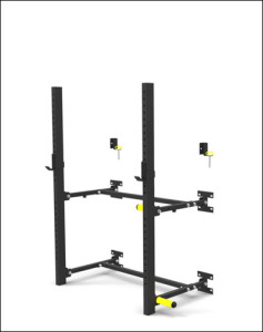 Again Faster Wall Mounted Folding Power Rack