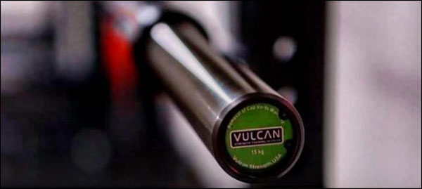 Vulcan One Basic 15 kg Economy CrossFit Bar - classic black zinc version