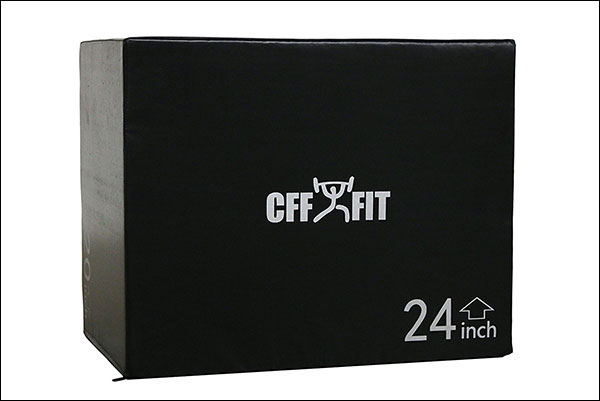 CFF Cushion 3-in-1 Plyo Box, Black, 20/24/30"