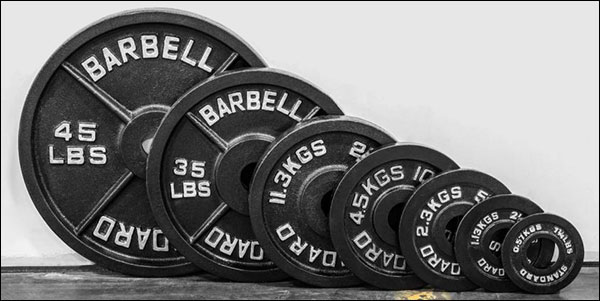 cheap barbell and weights