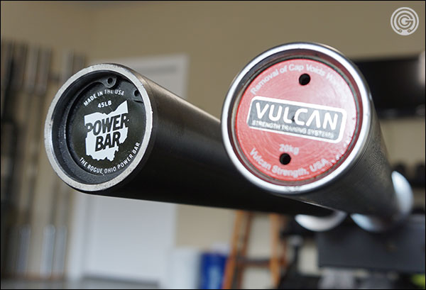 Rogue Ohio Power Bar vs Vulcan Absolute 2.0 Power Bar